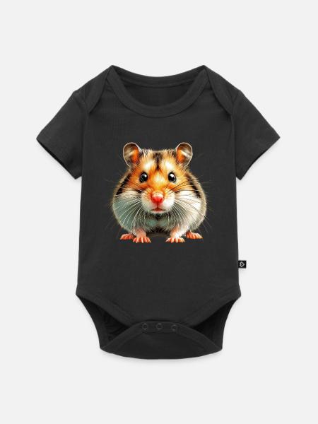 Hamster - Body à manches courtes Premium Bébé - noir