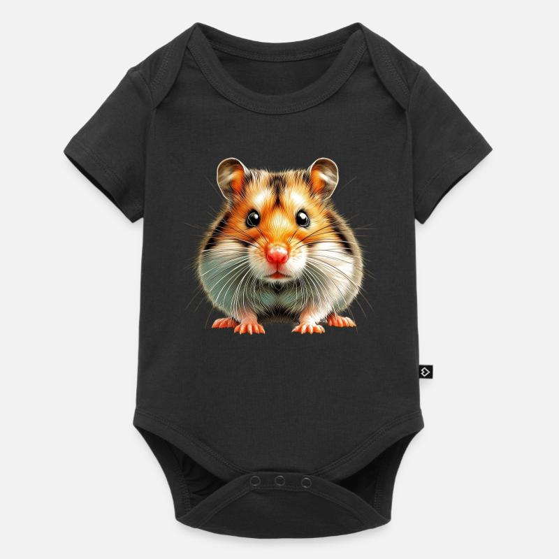 Hamster - Body à manches courtes Premium Bébé - noir
