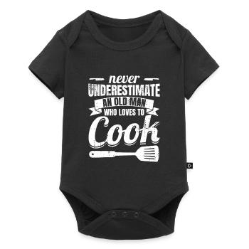 Cook Grandfather - Baby Premium short-sleeve bodysuit - black - Front