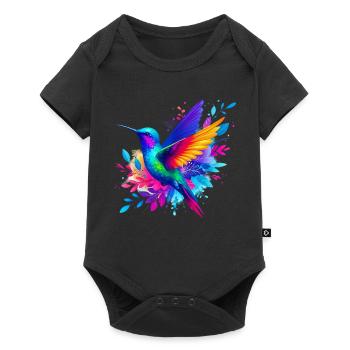 Colibri - Body à manches courtes Premium Bébé - noir - Devant
