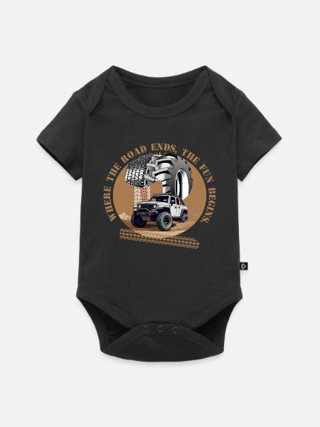 Offroad Fahrer - Baby Premium Kurzarmbody - Schwarz