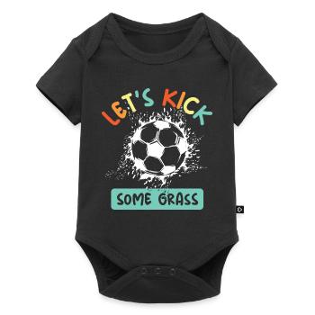 Soccer Team European Championship funny sayings colorful colors icon - Baby Premium short-sleeve bodysuit - black - Front