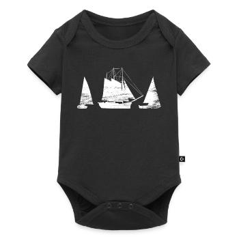Voilier - Body à manches courtes Premium Bébé - noir - Devant