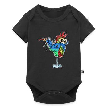 Animal Lover, Pet, Parrot, Animal, Bird, Zoo - Baby Premium short-sleeve bodysuit - black - Front