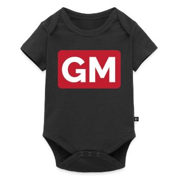 Logo Grand Maître d’échecs Icône de tournoi de titre d’échecs - Body à manches courtes Premium Bébé - noir - Devant