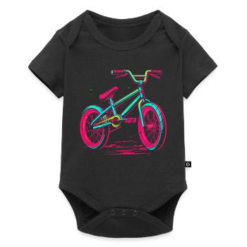 Vélo BMX Vaporwave - Body à manches courtes Premium Bébé - noir - Devant
