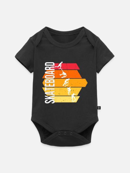 Skateboard - Baby Premium Kurzarmbody - Schwarz