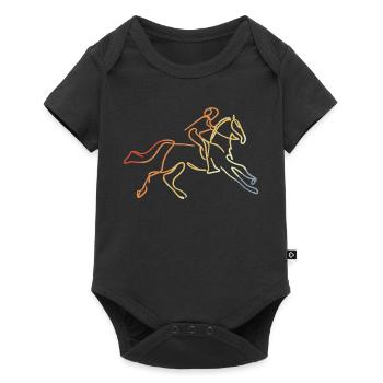 Equestrian Vintage Look - Baby Premium short-sleeve bodysuit - black - Front