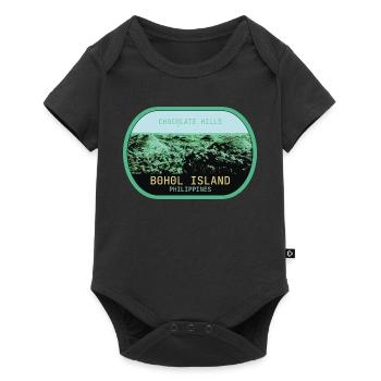 Die Chocolate Hills in Bohol, Philippinen - Baby Premium Kurzarmbody - Schwarz - Vorne