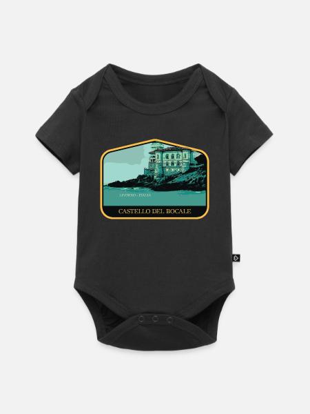 Château de Boccale: Charme der toskanischen Küste - Baby Premium Kurzarmbody - Schwarz