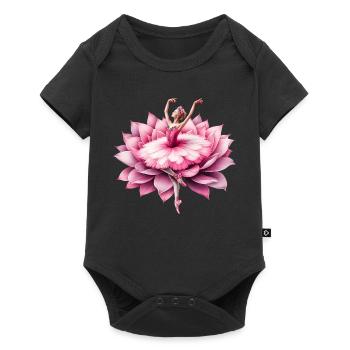 Danseuse de ballet avec tutu - Body à manches courtes Premium Bébé - noir - Devant