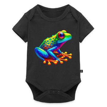 Grenouille - Body à manches courtes Premium Bébé - noir - Devant