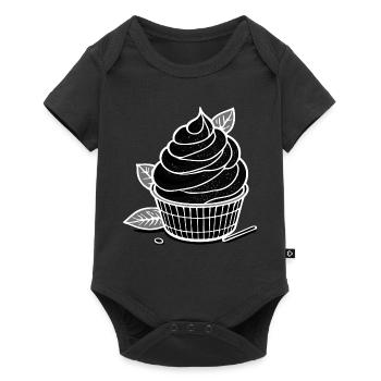 Matcha IceCream - Baby Premium Kurzarmbody - Schwarz - Vorne