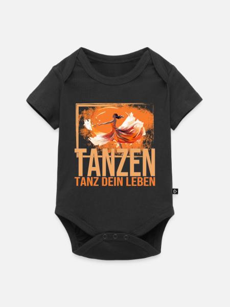 Tanz dein Leben - Baby Premium Kurzarmbody - Schwarz