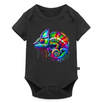 Chameleon - Baby Premium short-sleeve bodysuit - black - Front