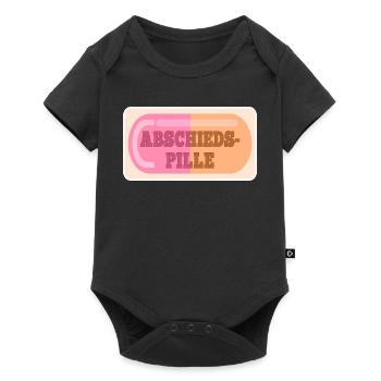 ABSCHIEDSPILLE ABSCHIED - Baby Premium Kurzarmbody - Schwarz - Vorne