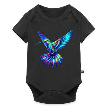 Hummingbird - Baby Premium short-sleeve bodysuit - black - Front