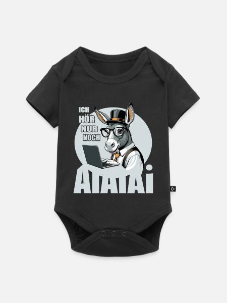 All I hear is AI AI AI - Baby Premium short-sleeve bodysuit - black