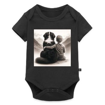 Bouvier bernois - Body à manches courtes Premium Bébé - noir - Devant