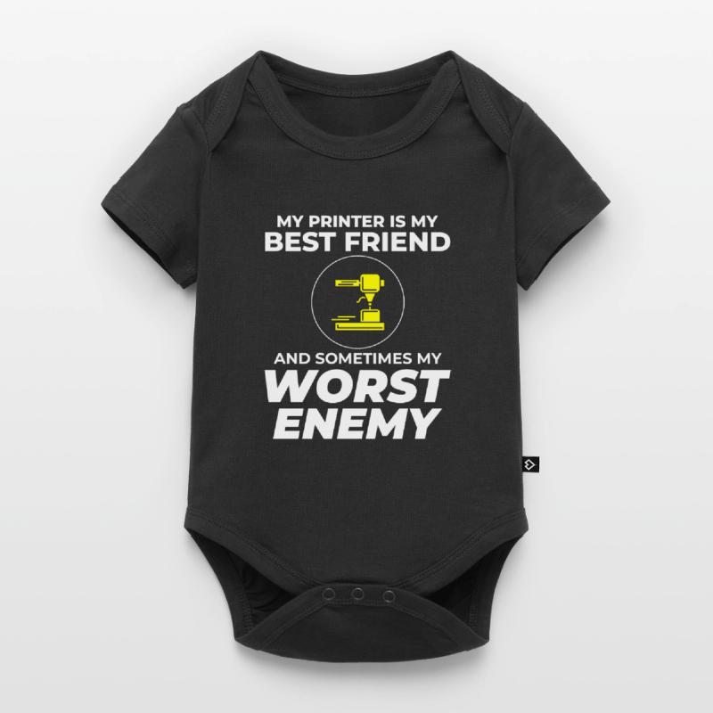 3D Printer 3D Printing Baby Premium short-sleeve bodysuit