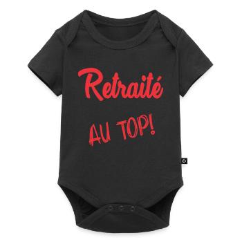 RETIREMENT. RETIREMENT. RETIRED - Baby Premium short-sleeve bodysuit - black - Front