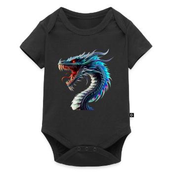 Dragon (02) - Baby Premium short-sleeve bodysuit - black - Front