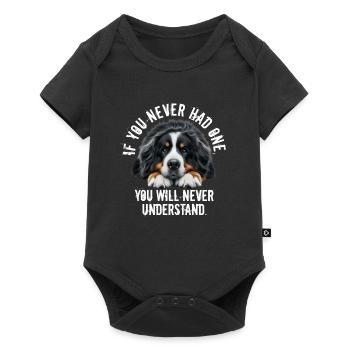 Berner Sennenhund - Baby Premium Kurzarmbody - Schwarz - Vorne
