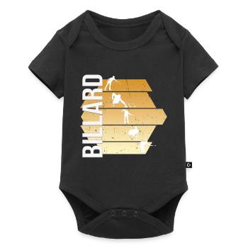 Billard - Baby Premium Kurzarmbody - Schwarz - Vorne