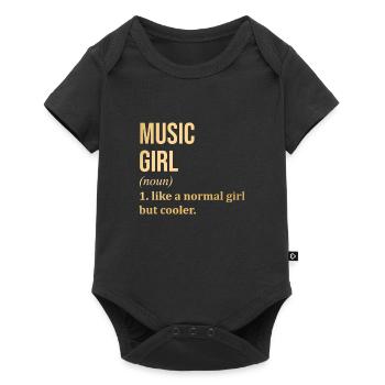 Music Music Music - Baby Premium short-sleeve bodysuit - black - Front