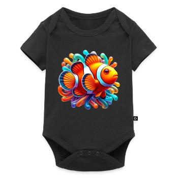 Clownfish - Baby Premium short-sleeve bodysuit - black - Front