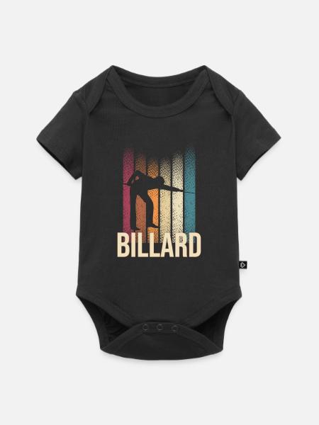 Billard - Baby Premium Kurzarmbody - Schwarz