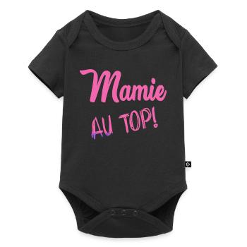 GRANNY - Baby Premium short-sleeve bodysuit - black - Front