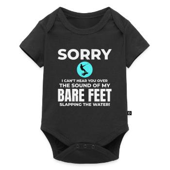 Pieds nus Ski nautique Sports extrêmes Pieds nus - Body à manches courtes Premium Bébé - noir - Devant