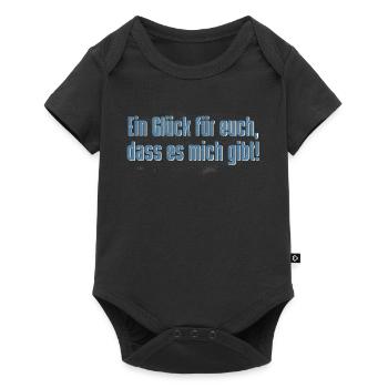 Witzigen Sprüchen Herren Fun Funny Spruch Lustige - Baby Premium Kurzarmbody - Schwarz - Vorne