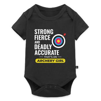 Archery Targets Archer Bullseye Shooting Sport - Baby Premium short-sleeve bodysuit - black - Front