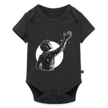 Cosmic Reach in Black and White - Baby Premium short-sleeve bodysuit - black - Front