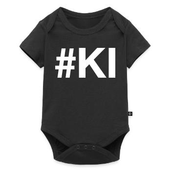 IA Intelligence artificielle - Body à manches courtes Premium Bébé - noir - Devant