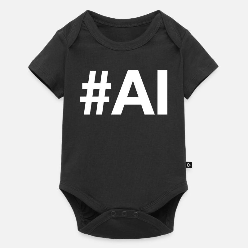 AI Artificial Intelligence künstliche Intelligenz - Baby Premium Kurzarmbody - Schwarz
