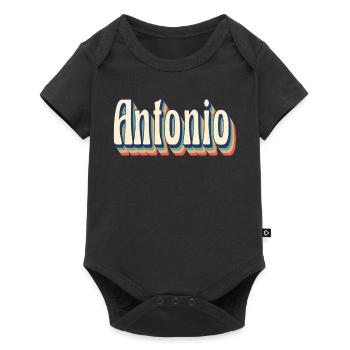 Antonio t-shirt rétro vintage t-shirt cadeau - Body à manches courtes Premium Bébé - noir - Devant