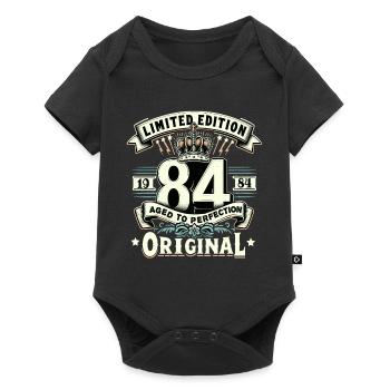 40e anniversaire 1984 Vintage Edition Limitée - Body à manches courtes Premium Bébé - noir - Devant