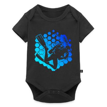 Men's Women's Diver Diving Diving Diver - Baby Premium short-sleeve bodysuit - black - Front
