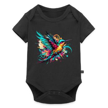 Colibri - Body à manches courtes Premium Bébé - noir - Devant