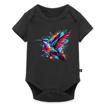 Colibri - Body à manches courtes Premium Bébé - noir - Devant