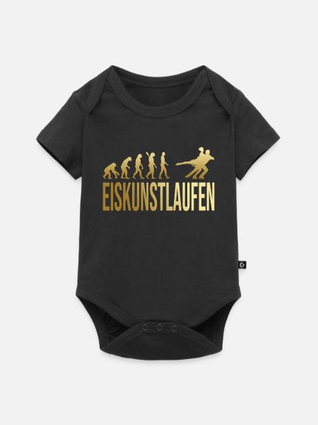 Evolution Eiskunstlaufen - Baby Premium Kurzarmbody - Schwarz