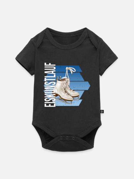 Eiskunstlauf - Baby Premium Kurzarmbody - Schwarz