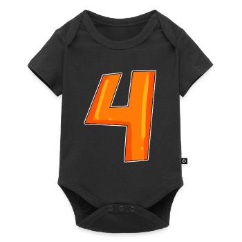 4 - Baby Premium short-sleeve bodysuit - black - Front