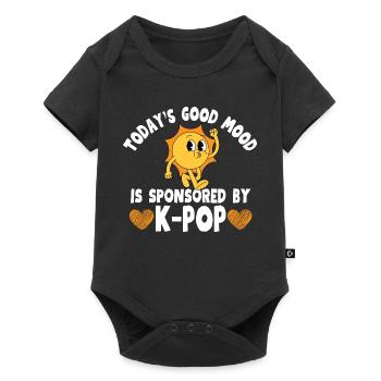 Good Mood K-Pop Lover Concert - Baby Premium short-sleeve bodysuit - black - Front