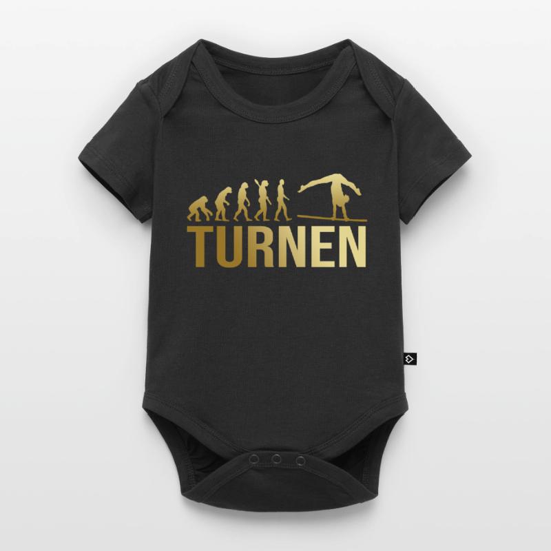Evolution Turnen Baby Premium Kurzarmbody