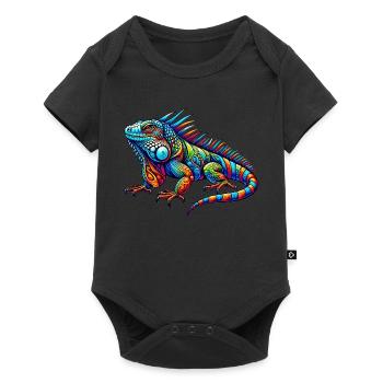 Iguana - Baby Premium short-sleeve bodysuit - black - Front