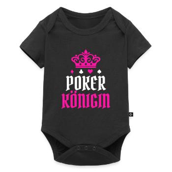 Queen Poker Statement Casino Joueurs professionnels Gamble - Body à manches courtes Premium Bébé - noir - Devant
